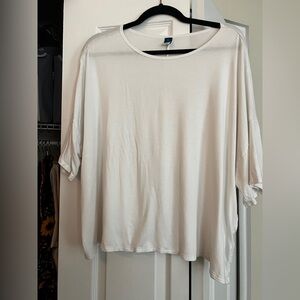 Old Navy Luxe Collection White Tee